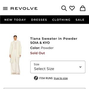 Soia & Kyo Powder Open-Front Cozy Cardigan with Matching Scarf